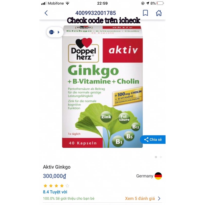 🌈THUỐC #BỔ #NÃO #GINKGO- Nội địa Đức🔥 | Thế Giới Skin Care