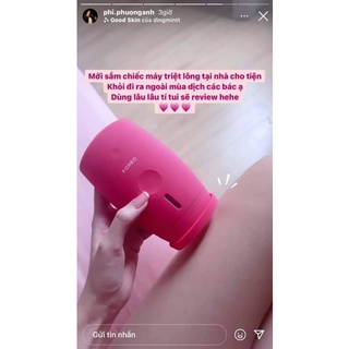 Máy triệt lông Foreo Peach VERSION 2  chính hãng (BILL ĐẦY ĐỦ AUTH)