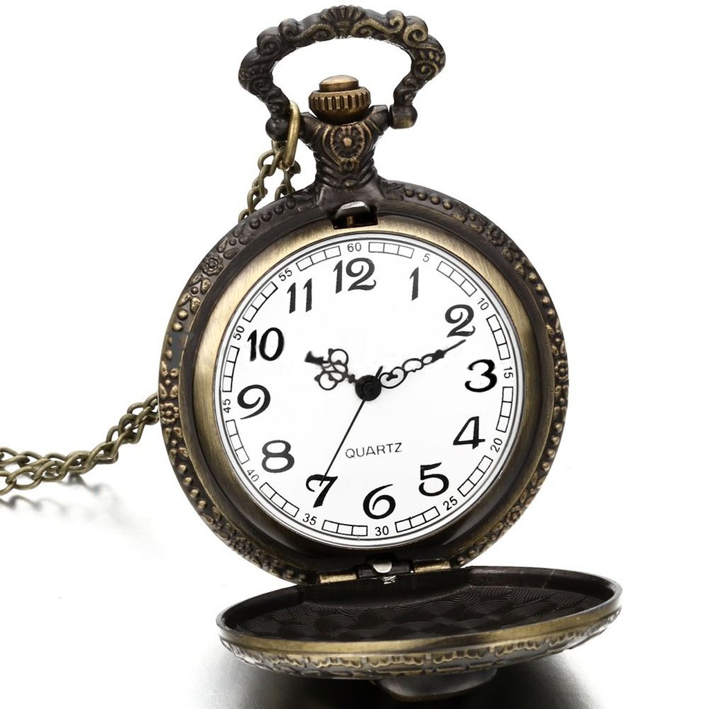 Đồng Hồ Quả Quýt Hình Đầu Lâu Bằng Đồng Phong Cách Steampunk
