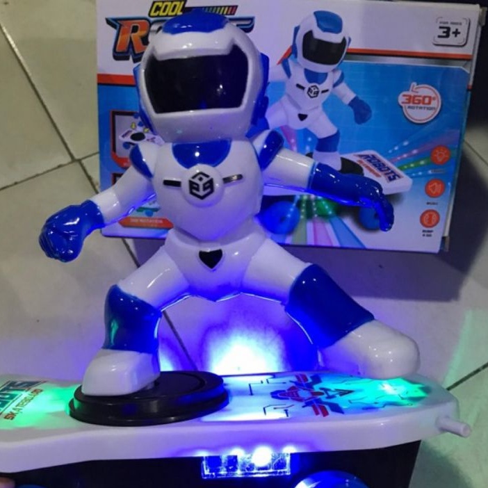 [Xả kho thu hồi vốn]ĐỒ CHƠI ROBOT LƯỚT VÁN ÂM THANH ĐÈN