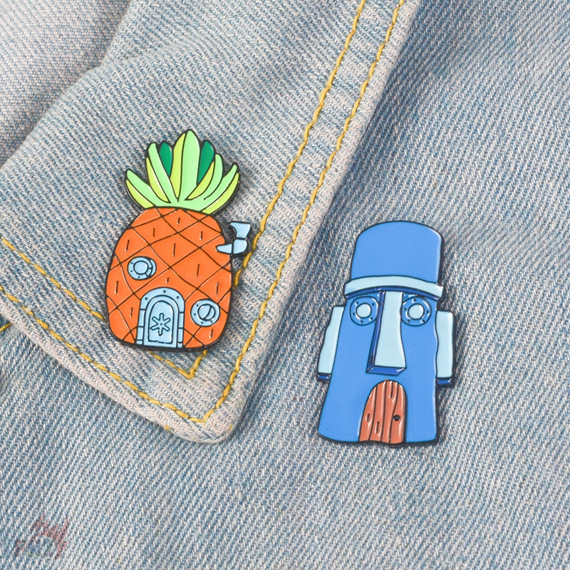 Ghim cài áo kiểu dáng hoạt hình thời trang độc đáo