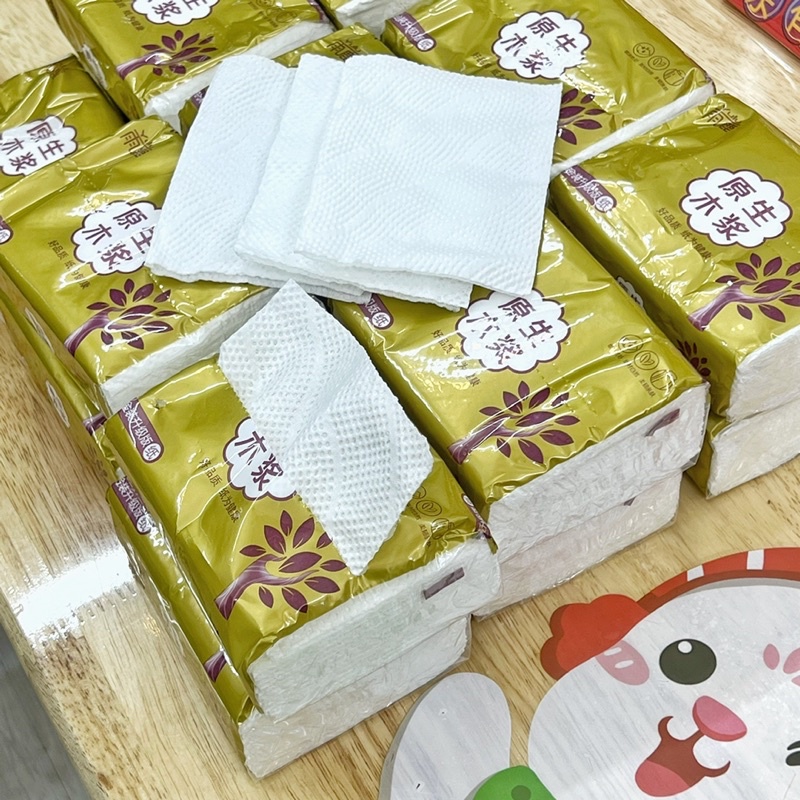 khăn giấy khô nội địa Trung rất dày, dai, không lem bột giấy tại nguyễn gia group
