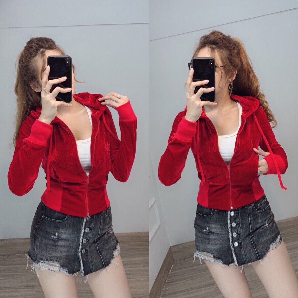ÁO KHOÁC NHUNG FORM LỬNG VẢI NHẬP CỰC HOT TẠI LANA