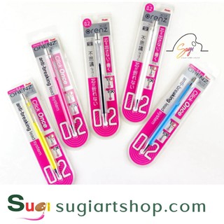 Bút chì cơ khí 0.2mm Pentel, chì Orenz 0.2mm - màu ngẫu nhiên