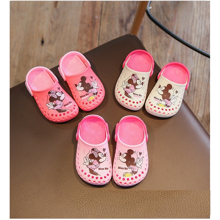 Dép sục cho bé, sục bé gái Mickey chất liệu Silicone cao cấp hãng Disney