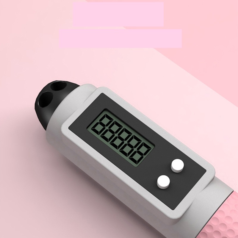 Dây nhảy đếm vòng SPORTY dây nhảy dây cao cấp, đếm số chính xác có thể điều chỉnh độ dài của dây tập yoga