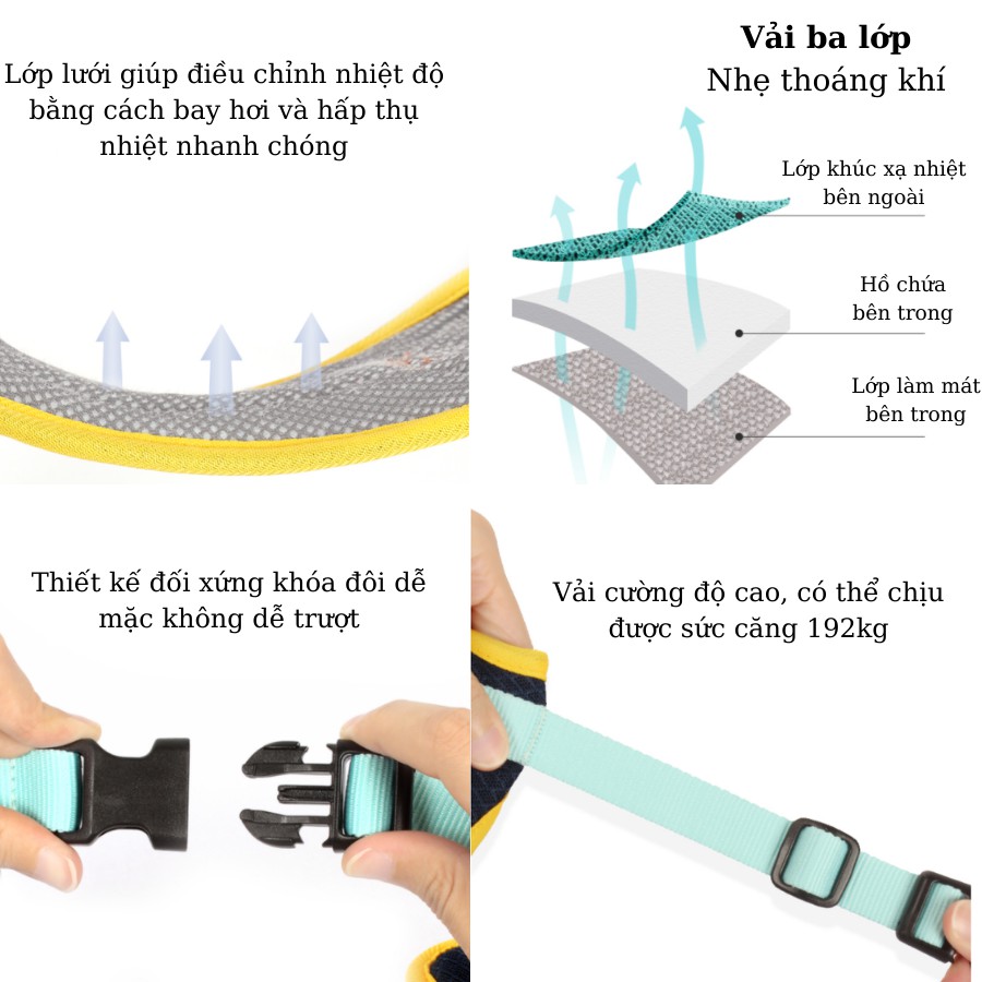 Tuff Hound Set xích Yếm vest và dây dắt cho cún/ Thú cưng