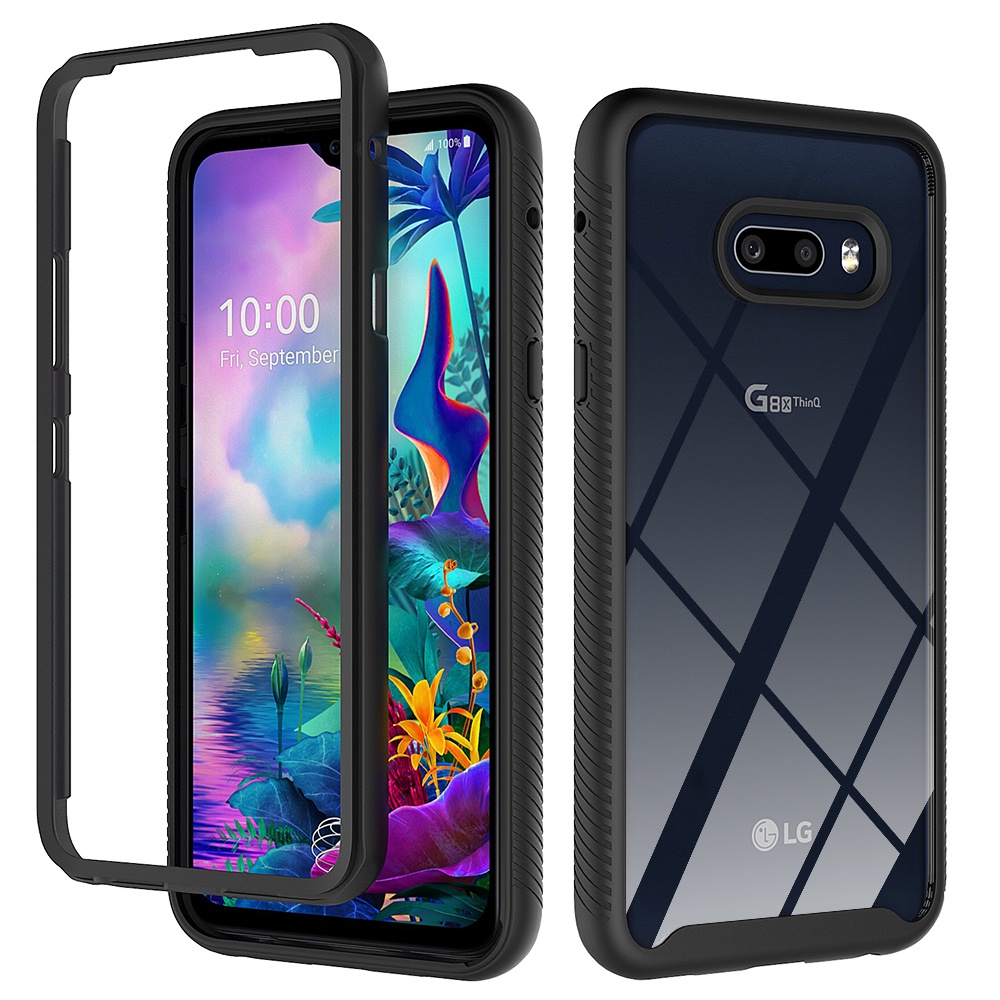 2 in 1 Luxury Hybrid Shockproof Armor Case For LG Velvet  5G K52 K51S K51 Q51 K61 K41S K22 K92 K40S K40 Q70 Front Back Double Protection Casing for LG V60 V50s G8X G8 ThinQ Stylo 5 Hard Soft silicone Phone bumper Back Cover