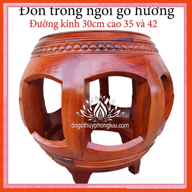 GIÁ GỐC  Đôn trống gỗ hương,Kỷ tròn kiểu trống mặt 30cm cao 35cm,42cm