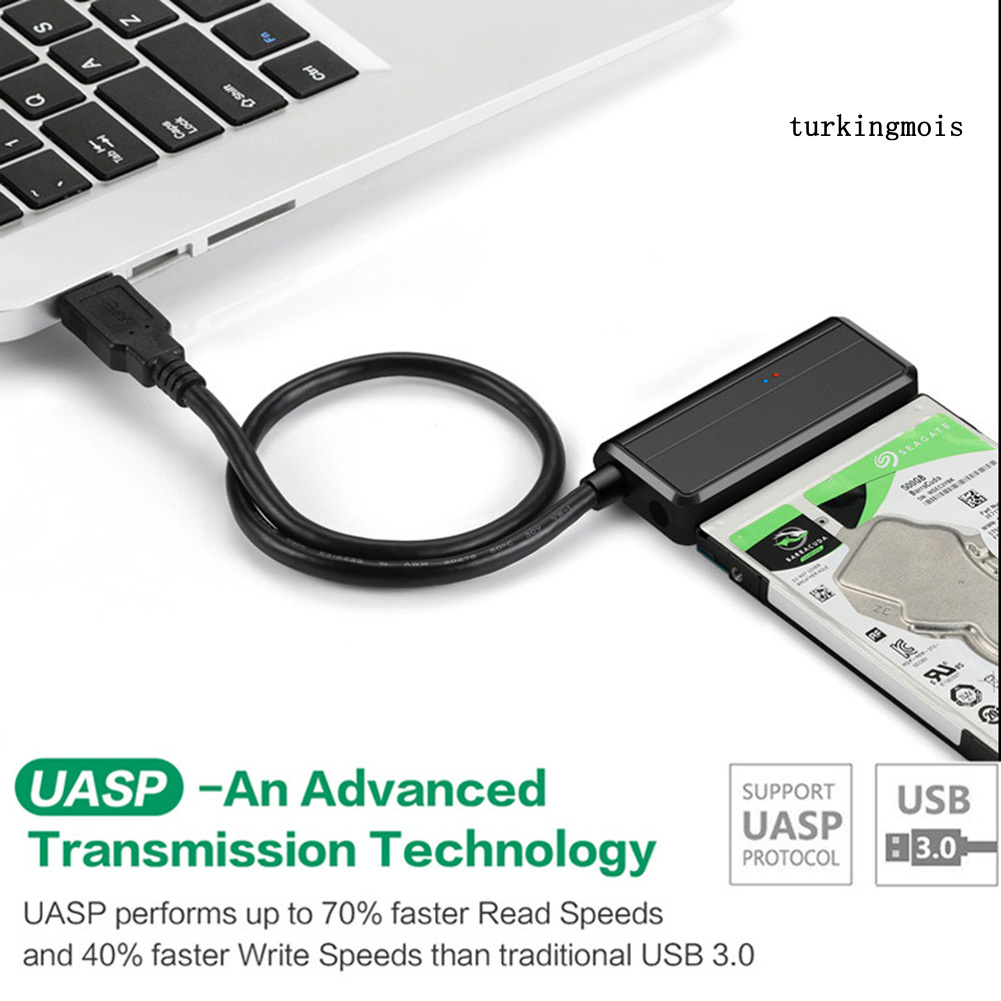 Cáp Chuyển Đổi Cổng Usb 3.0 Sang 2.5 / 3.5inch Sata Ssd Cho Máy Tính | BigBuy360 - bigbuy360.vn