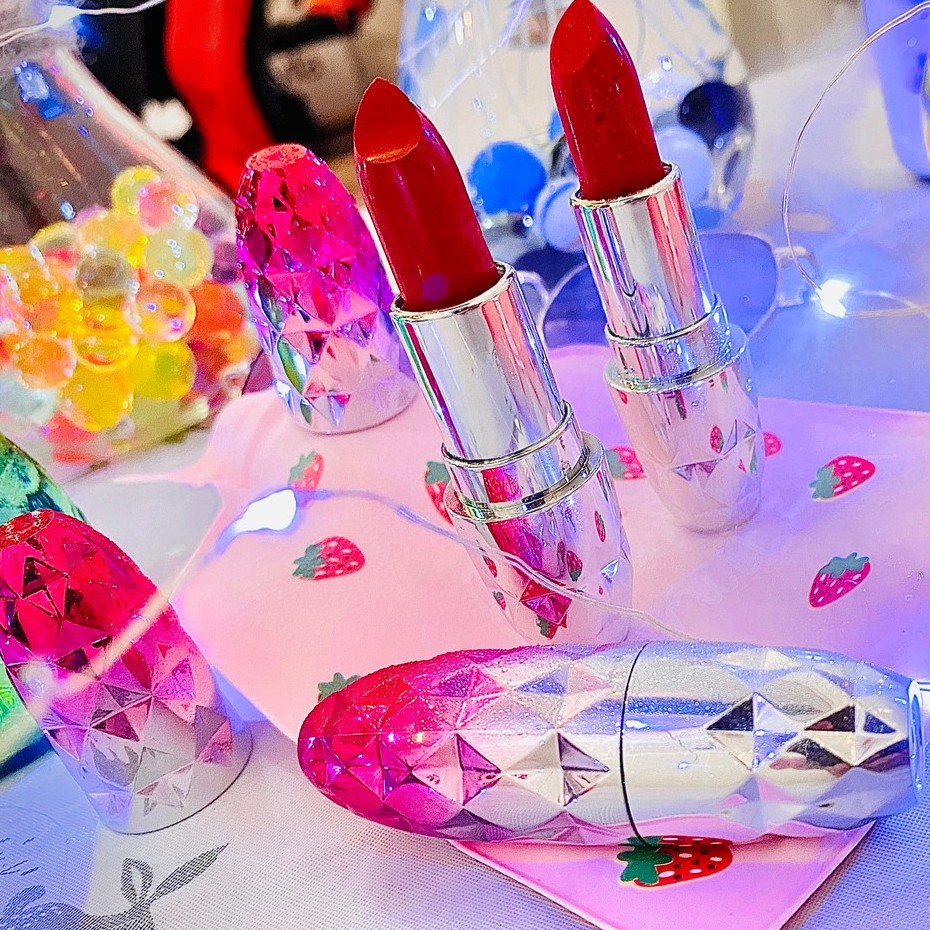 Son Môi Lì Ruby Đỏ Kim Cương siêu sang nội địa sỉ rẻ matte lipstick