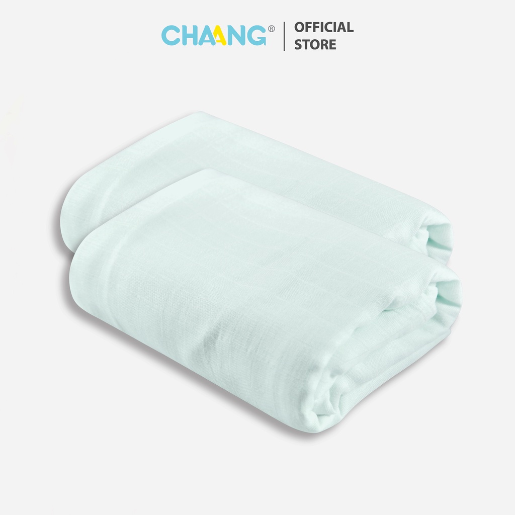 [CHAANG]Set 2 khăn xô cho bé Chaang xanh mint