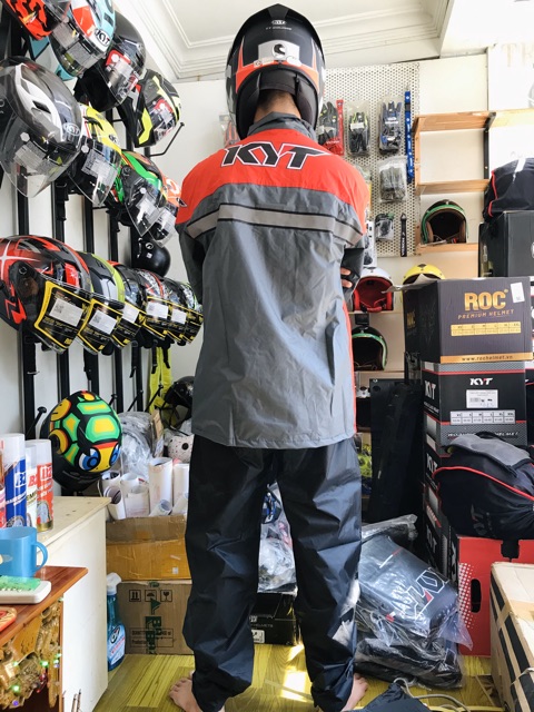 Áo mưa bộ KYT Premium RainCoat Malaysia