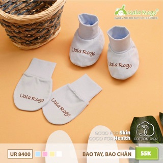 Set phụ kiện sơ sinh trơn Uala Rogo