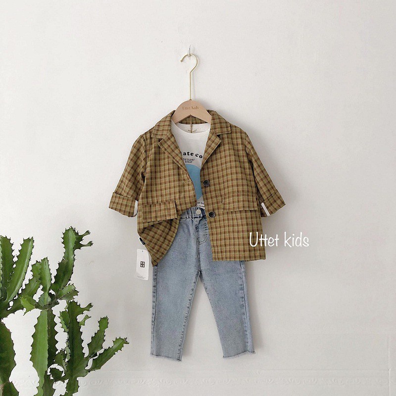 [Ảnh thật] ÁO BLAZER 2466 CHO BÉ GÁI -THỜI TRANG TRẺ EM HÀN QUỐC