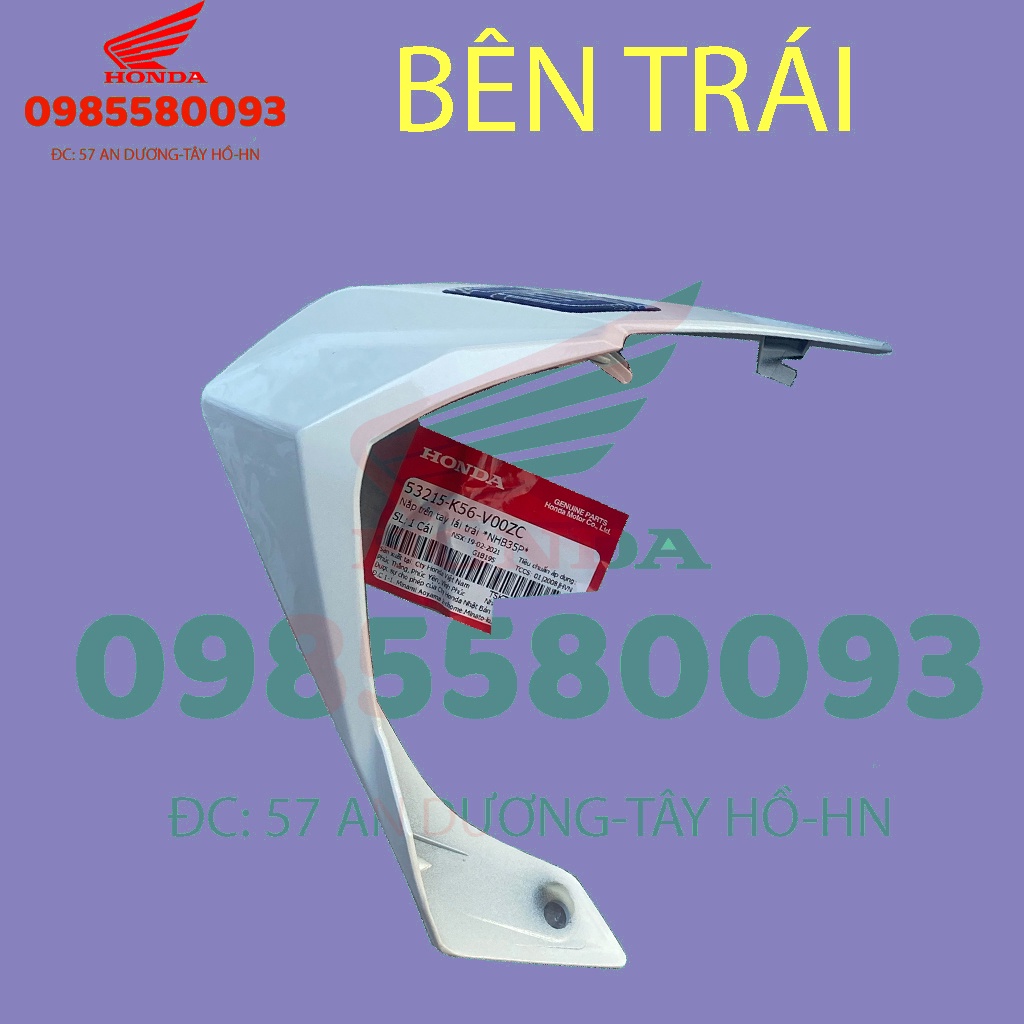 DÀN ÁO WINNER V1 TRẮNG ĐỜI 2016 ZIN CHÍNH HÃNG HONDA