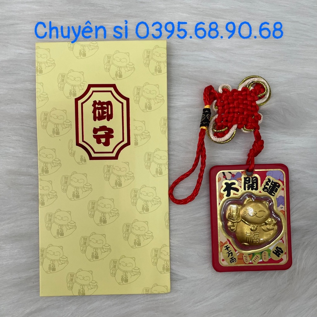 Bao Lì Xì Dây Treo Mèo Thần Tài Đại Cát Đại Lợi, Qùa Tặng Tết 2023