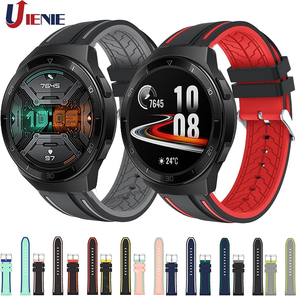 Silicone Watchband Strap for Huawei Watch Gt 2e /GT 2 Gt2 46mm Band Smart Bracelet Sport Wristband