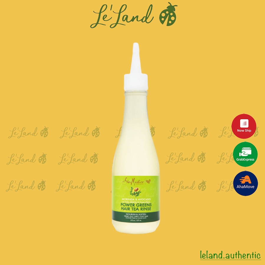 Bill US - Dưỡng tóc phục hồi sau gội cho tóc tự nhiên SheaMoisture Shea Moisture Moringa and Avocado Hair Tea Rinse