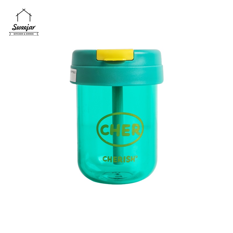 Cốc uống nước SWEEJAR bằng silicone PC chịu nhiệt tốt dung tích 300ml
