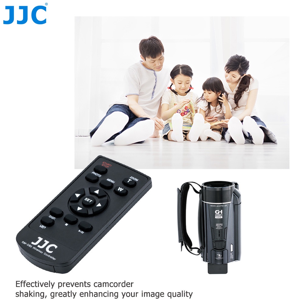 JJC WL-D89 Điều khiển từ xa không dây hồng ngoại cho máy quay Canon XF405 XF400, HF M500 M300 M60 M56 M52 M51 M50 M41 M40 M32 M31 G40 G30 G20 G10 330 S200 S30 S21 S20, XA55 XA50 XA35 XA30 XA25 XA21 XA10