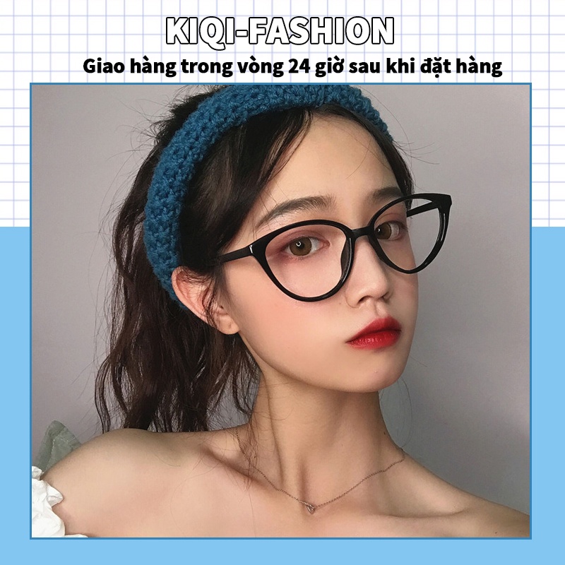 (KIQI-FASHION) COD Mắt kính chống ánh sáng xanh thiết kế trẻ trung cho nữ
