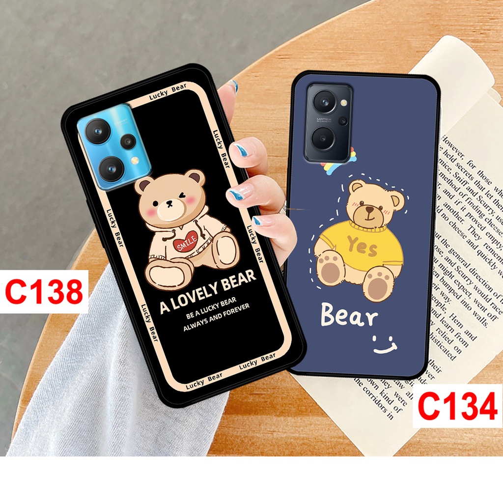 Ốp lưng Realme 9i - Realme 9 Pro in hình gấu bear dễ thương . ốp realme 9i rẻ bền đẹp.