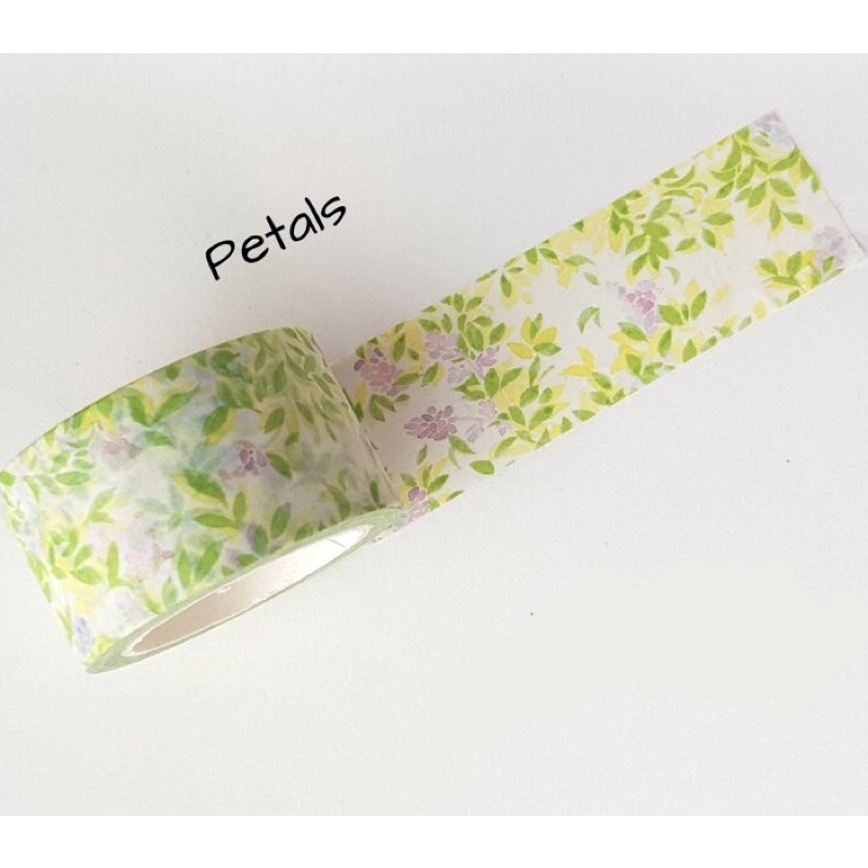 (Chiết theo chu kỳ) 10 mẫu băng dính washi tape hoạ tiết phong cảnh hoa lá nhà S.annuus #1