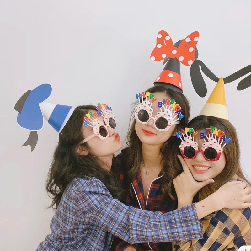 Mũ Sinh Nhật Minnie Đáng Yêu Cho Người Lớn và Em Bé Trang Trí Tiệc Sinh Nhật - Yori Party