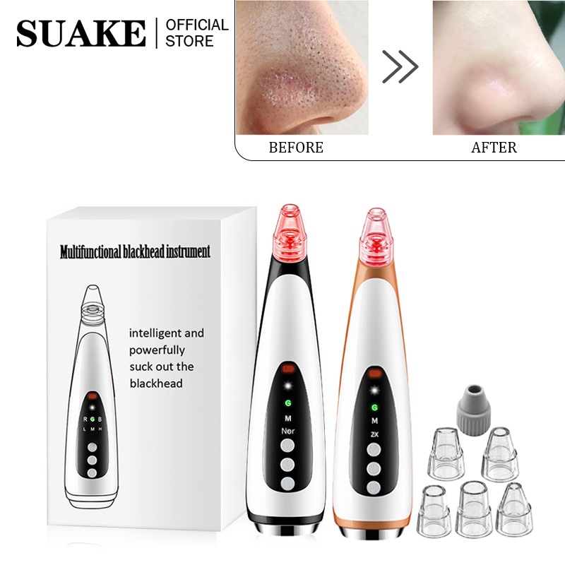 Máy hút mụn đầu đen SUAKE làm sạch lỗ chân lông chạy điện tiện dụng