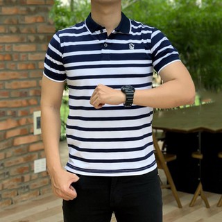 Áo Thun Nam Có Cổ Hoạ Tiết Kẻ Sọc PARPA Sọc Cao Cấp KENSTORE89 ATP042