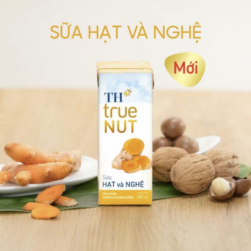 6 lốc sữa hạt TH true milk 180ml * 24 hộp ( Óc chó / Mac ca / Hạnh nhân / Hạt nghệ / Hạt Gấc / Gạo lứt đỏ)