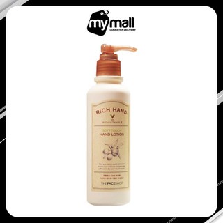 Kem dưỡng tay cấp ẩm TheFaceShop Rich Hand V Soft Touch Hand Lotion