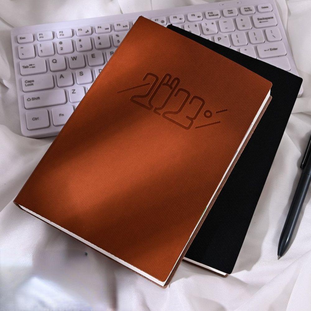 Sổ Tay Ghi Chú Bằng Da PU 2023 A5 Tiện Dụng