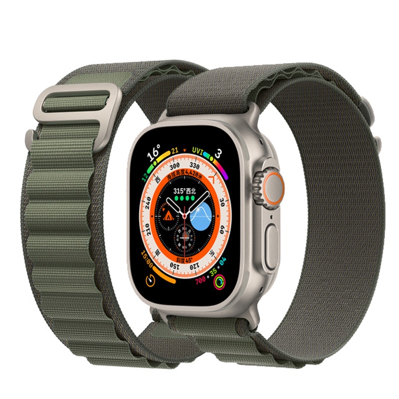 Dây Đeo Thay Thế Bằng Vải Ren Cho Đồng Hồ Thông Minh Apple Watch Ultra 49mm SE 8 7 6 5 3 45mm 41mm 42mm 38mm 44mm 40mm