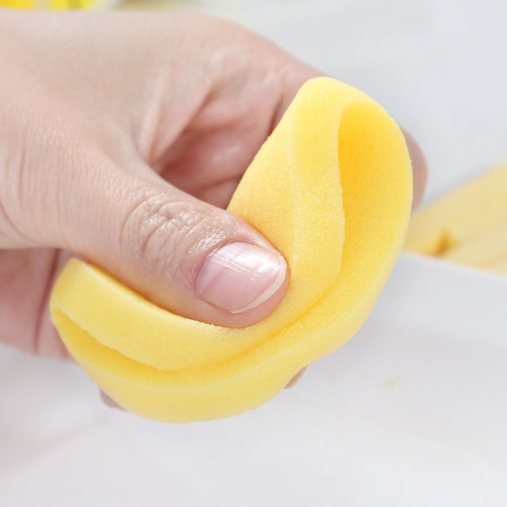 Bông nở bọt biển rửa mặt gói 12 thanh loại 1