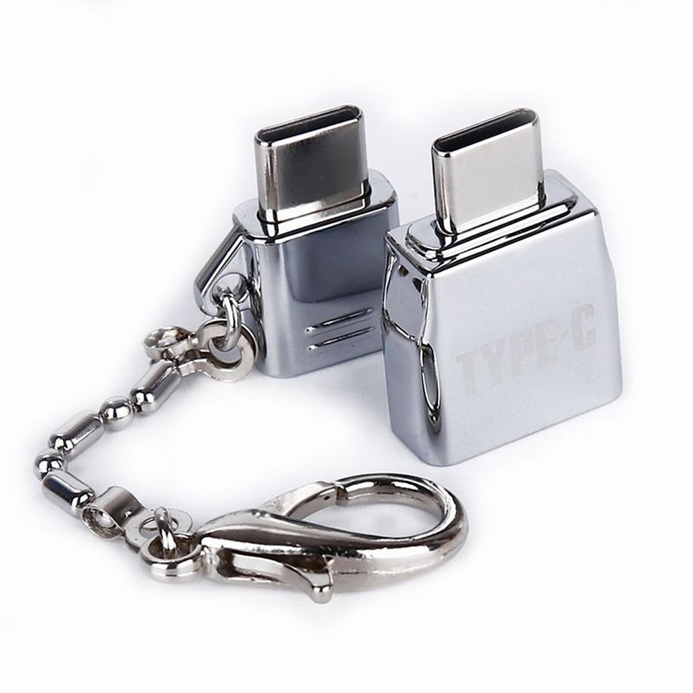 Set 2 đầu chuyển đổi cổng Micro USB/ USB Type A sang USB Type C chuyên dụng | BigBuy360 - bigbuy360.vn