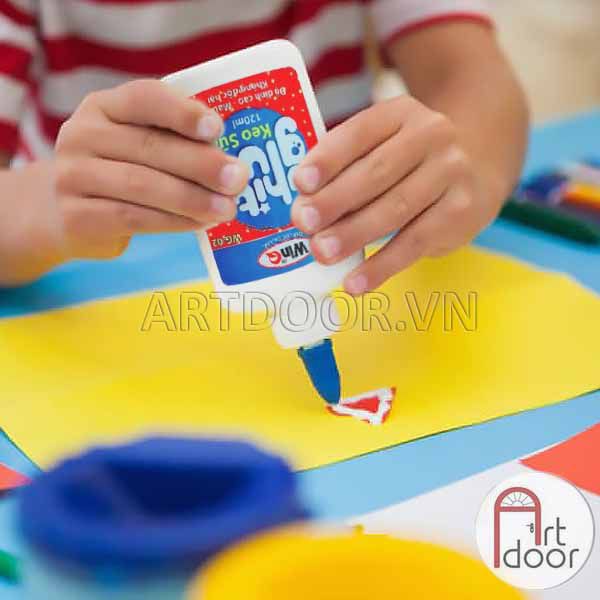[ARTDOOR] Keo sữa WINQ dán giấy, làm thủ công