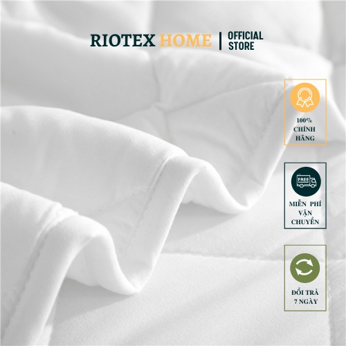Tấm Lót Bảo Vệ Nệm - Đệm RIOTEX Vải Kate Chần Gòn Dày 7mm - Kích Thước 1m/1m2/1m4/1m6/1m8/2m