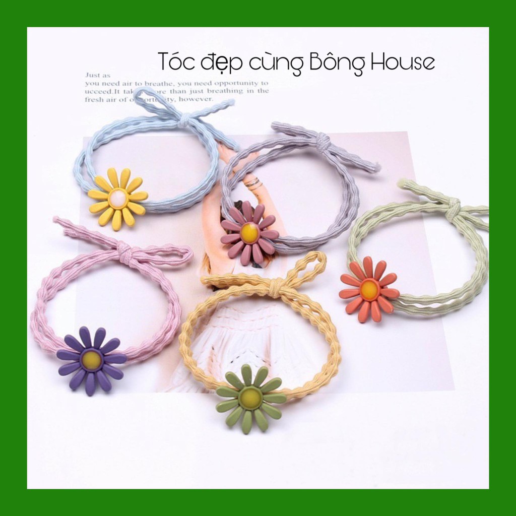 Dây Cột Tóc Trend Hoa Cúc