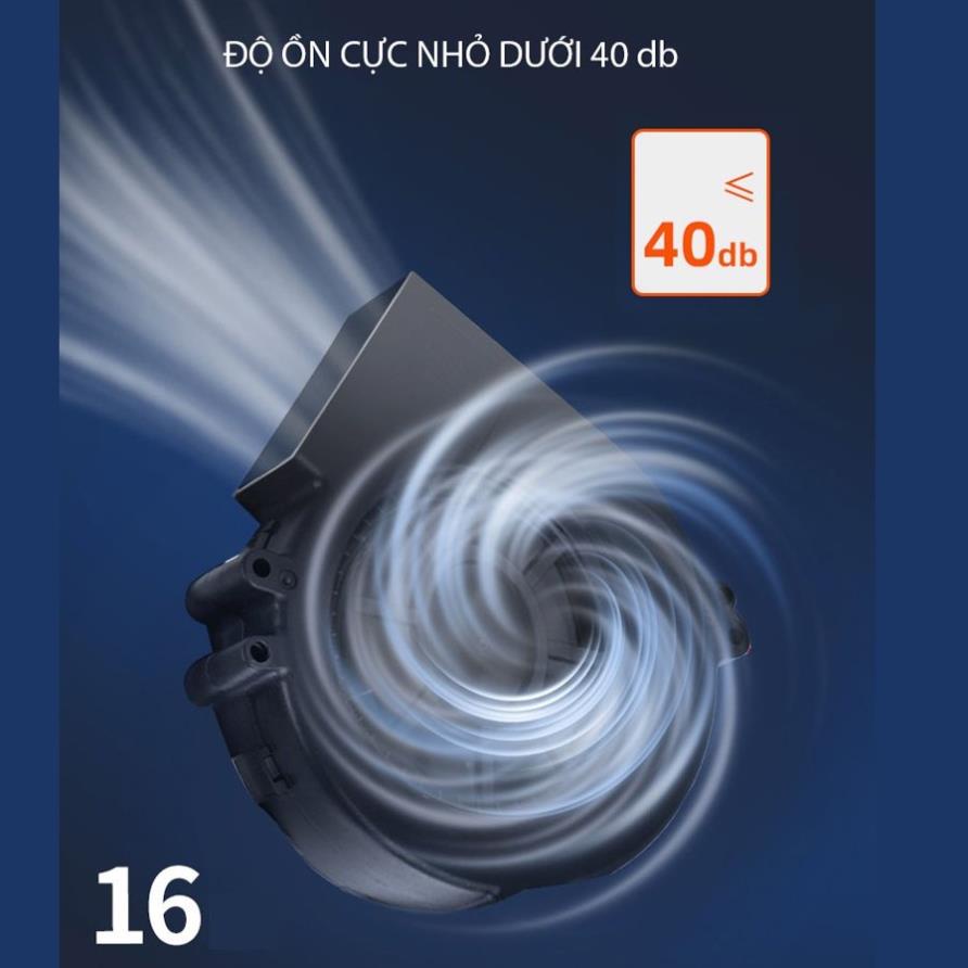 Đệm ghế ô tô làm mát 16 quạt tốc độ cao, áo ghế ô tô làm mát vùng lưng bằng 10 quạt gió không gây tiếng động