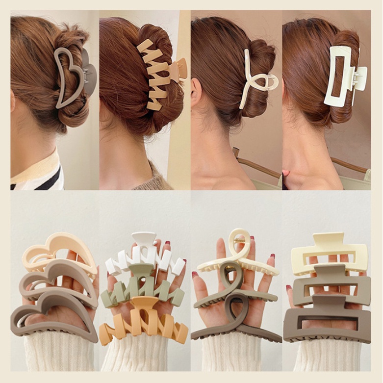 [Sỉ] Kẹp càng cua màu trơn, loại lớn kiểu hàn quốc