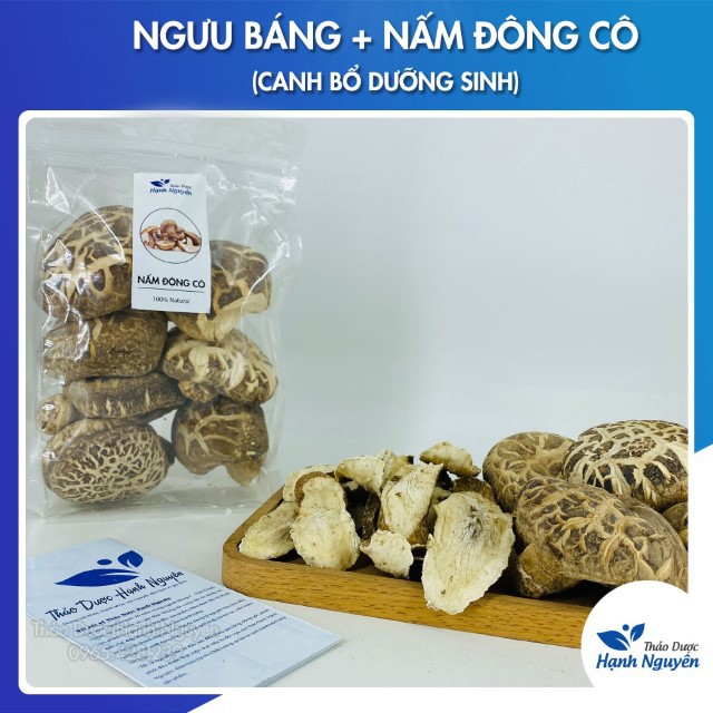 Combo: Ngưu Báng + Nấm Đông Cô (Nấu Canh Dưỡng Sinh Bồi Bổ Sức Khỏe) - Ngưu Bàng