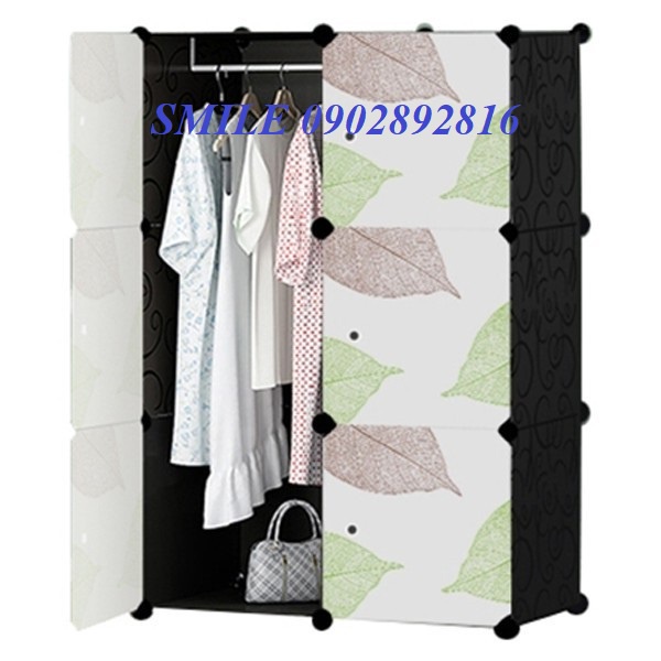 (MỚI VỀ) TỔNG KHO TỦ NHƯA LẮP GHÉP ĐA NĂNG 6Ô ĐỰNG ĐỒ ,TREO ĐỒ TIỆN LỢI SIZE LỚN