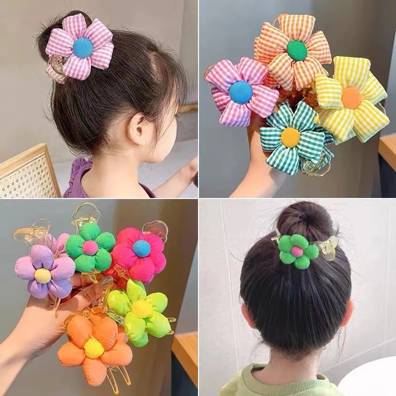 Kẹp Tóc Hình Hoa Phong Cách Mới 2022 Cho Bé Gái
