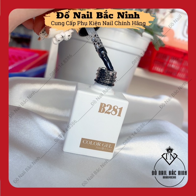 Top Sơn Gel Trứng Cút B281 Chai 15ml