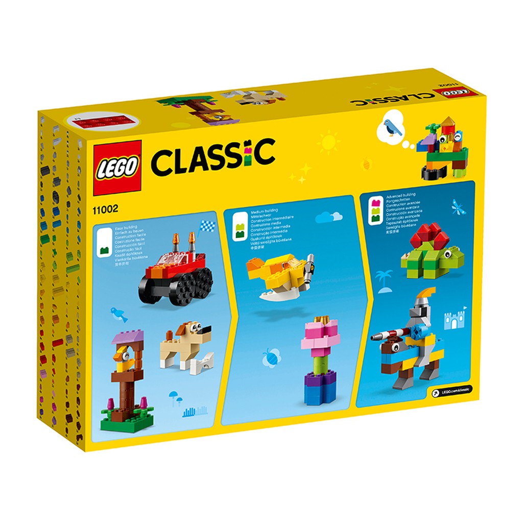 LEGO CLASSIC 11002 Bộ Gạch Classic Cơ Bản ( 300 Chi tiết) Đồ chơi lắp ráp giáo dục sáng tạo