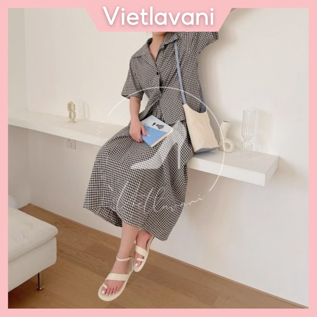 Giày Sandal Đế thấp Xỏ Ngón Quai Ngang Trẻ Trung Năng Động TTS39
