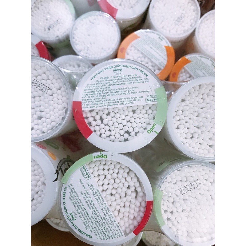 Tăm Bông Kháng Khuẩn Cho Bé Ikami Nhật Bản