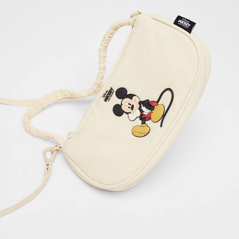 Túi đeo chéo Mickey be - RABBITSHOP